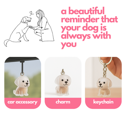 Dog Hair Keychain